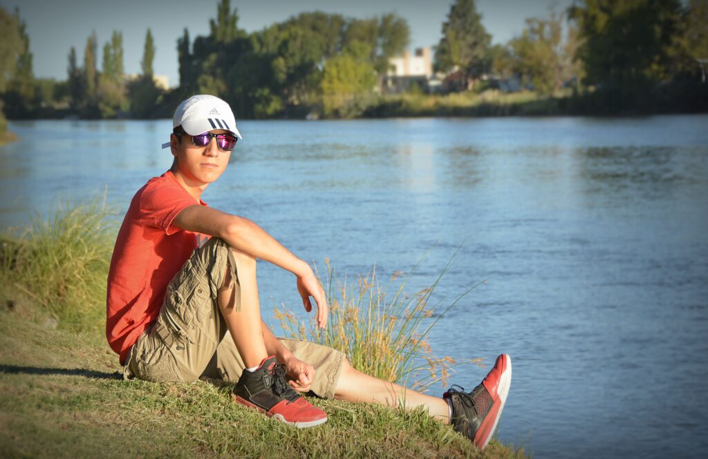 Facu Feels en el Rio Colorado