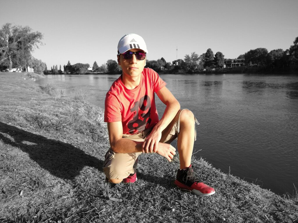 Facu Feels en el Rio Colorado
