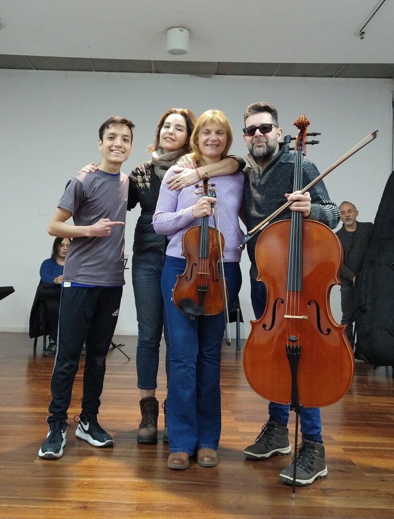 Facu Feels con Natalia Martirena Ricardo de Armas Andrea Zanzeri